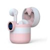 PRO 12 TWS Bluetooth Earphone Wireless Headphones Minions Design – Pink