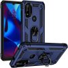 Armor Hybrid Military Case with Ring Kickstand for Moto G Pure – Navy Blue