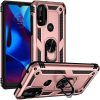 Armor Hybrid Military Case with Ring Kickstand for Moto G Pure – Rose Golden