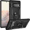 Armor Hybrid Military Case with Ring Kickstand for Google Pixel 6 Pro – Black