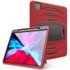 Shockproof Heavy Duty Rugged Defender Case for Apple iPad Pro 12.9 (4th Gen) (2021) – Red