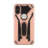 Rugged Defender Case with Kickstand for Apple iPhone X/XS – Rose Golden