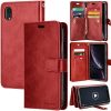 Goospery Mansoor Wallet Diary Case for Apple iPhone X/XS – Wine