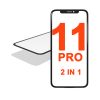 2IN1 With Frame (Front Glass + OCA Preinstalled) Compatible for iPhone 11 Pro