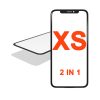 2IN1 With Frame (Front Glass + OCA Preinstalled) Compatible for iPhone XS